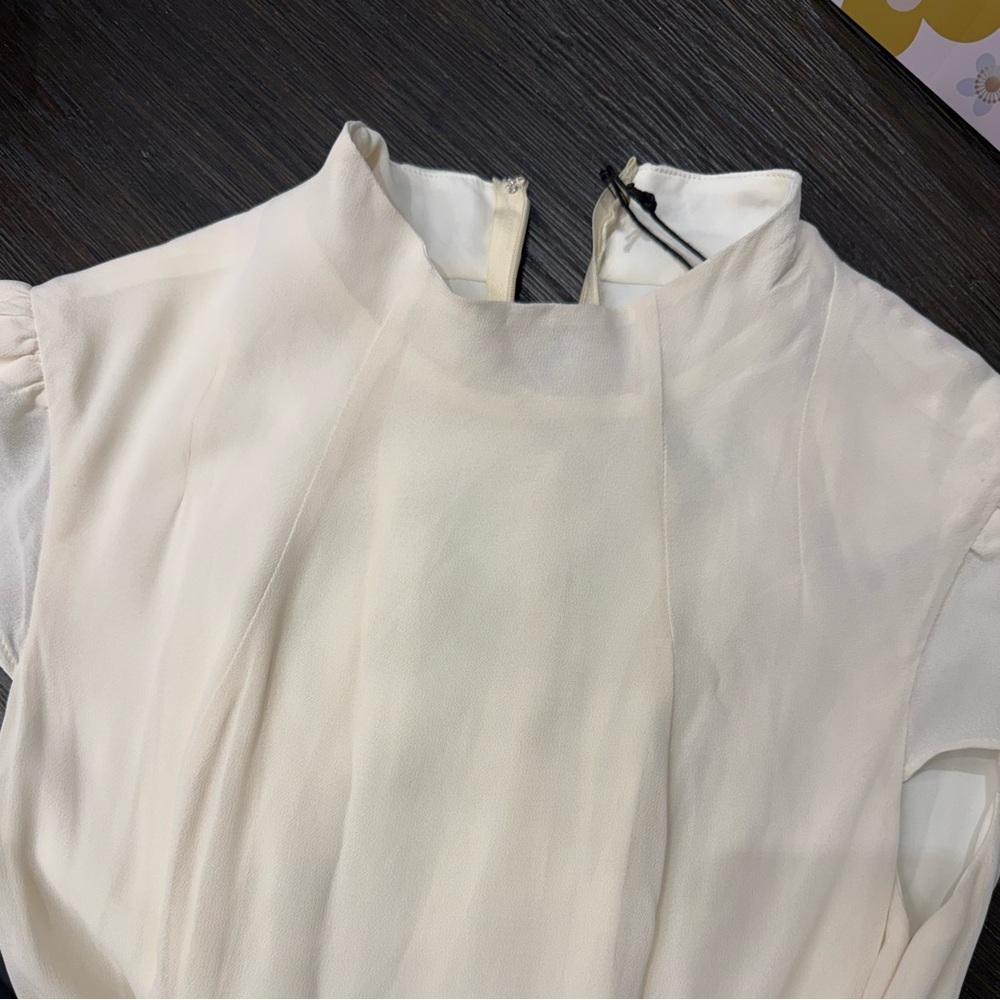 Reformation Maven dress in Fior de latte color - Picture 6 of 7